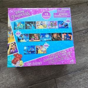 Disney princess 12 pack puzzle set
